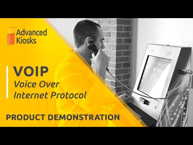 VOIP Calling with Instructional Popup on Self-Service Kiosks: Product Demonstration