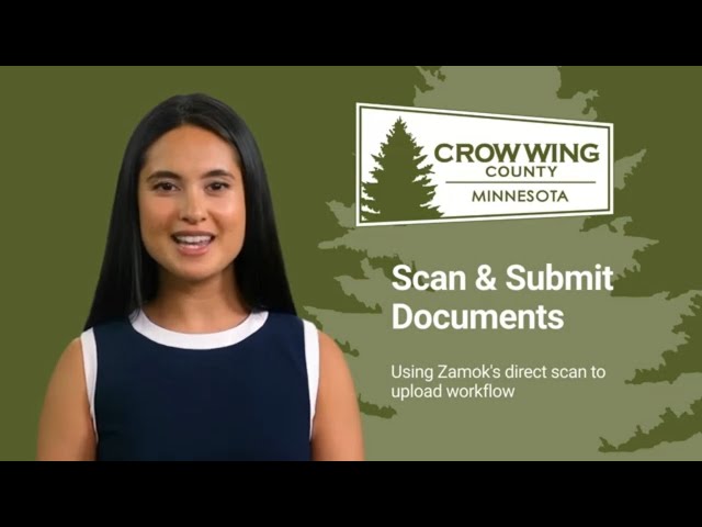 How to Scan and Submit Documents: Crow Wing County, MN Health and Human Services Kiosk