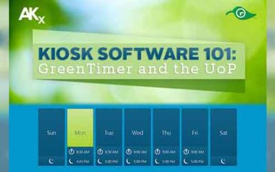 Kiosk Software 101: GreenTimer and the UoP | Advanced Kiosks