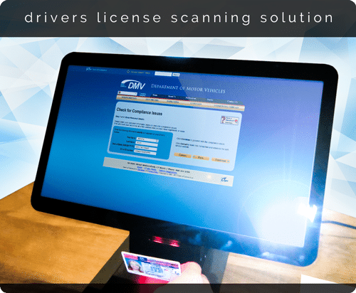 Countertop Kiosk with Driver License Scanner Solution Countertop Kiosk with Driver License Scanner Solution