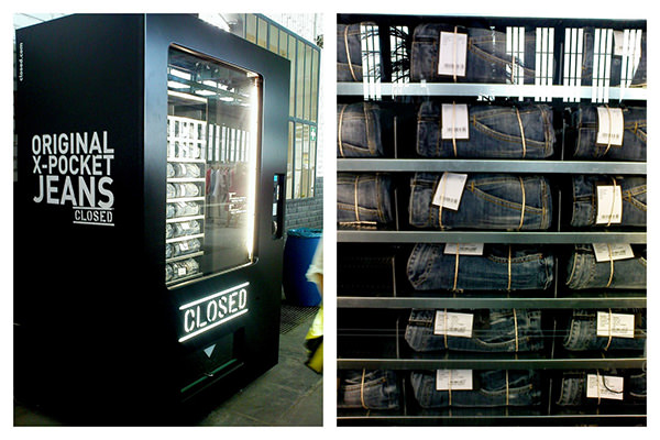 jeans vending machine