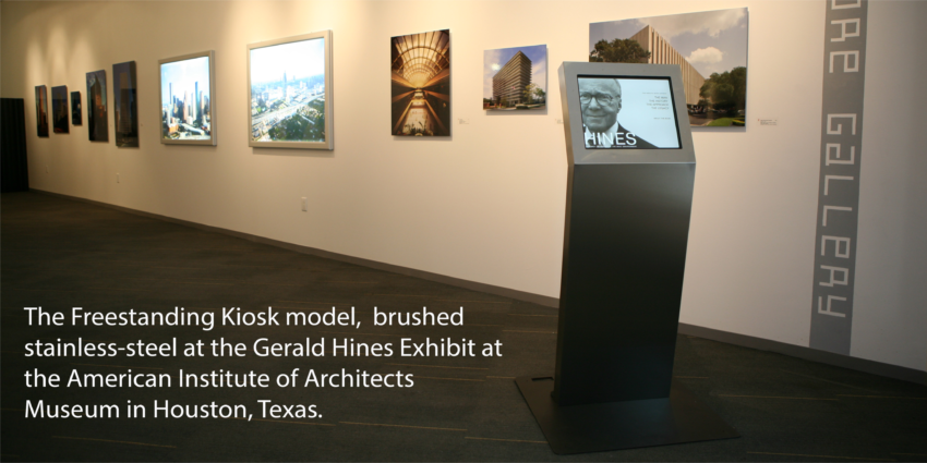 Gerald Hines Exhibit Kiosk