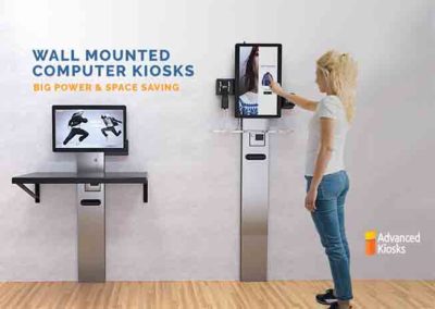 Wall Mounted Kiosk Computers For Space-Saving Self-Service