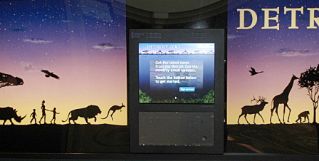 Detroit Zoo Kiosk Interface