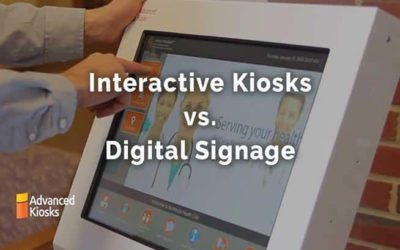 Interactive Digital Kiosks vs. Digital Signage