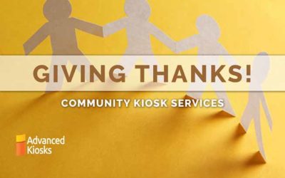 Giving Thanks for Community Kiosk Services