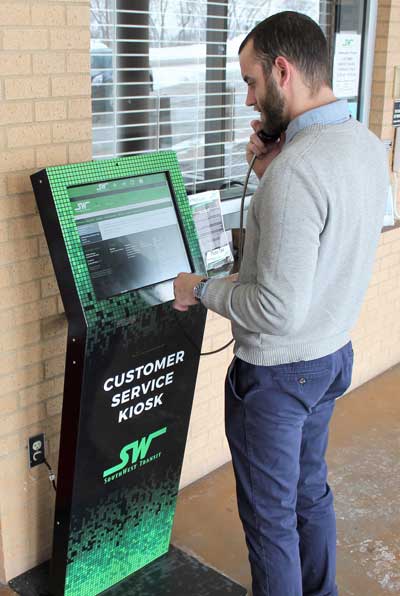 Video Chat Customer Service Kiosk with VOIP and Graphics