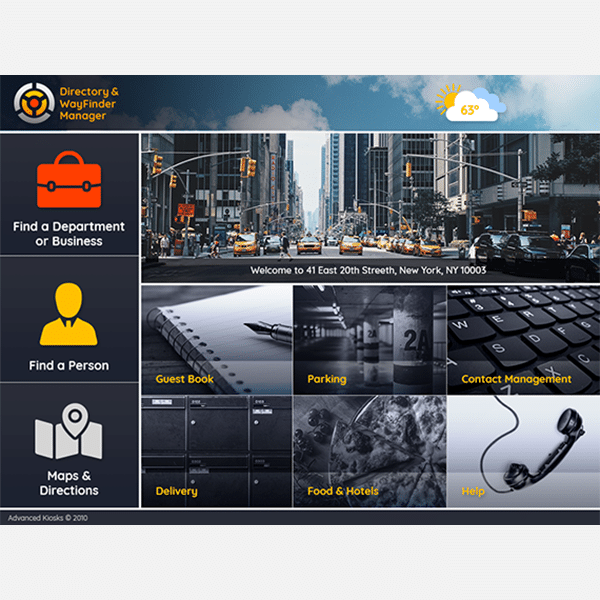 Building Directory Screen