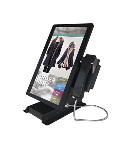 Vertical Countertop Digital Kiosk with VOIP