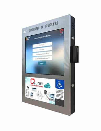 wall mounted touch screen kiosk