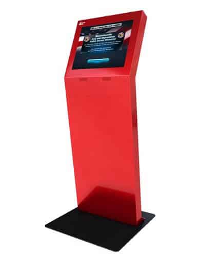 Freestanding Red Kiosk Full 