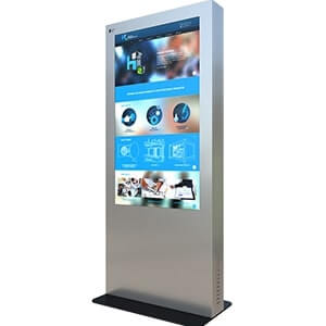 Large Touch Screen Monitor Monolith Kiosk