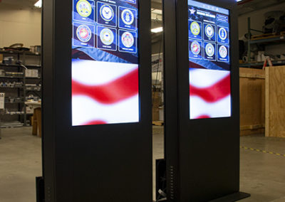 Large American Made Outdoor Information Kiosks