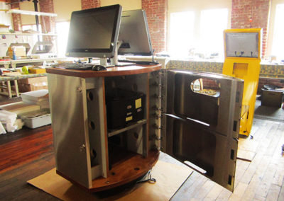 Island Kiosk Printer Setup In Production