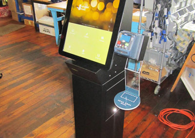 Ticketing Kiosk with Scanner and Printer