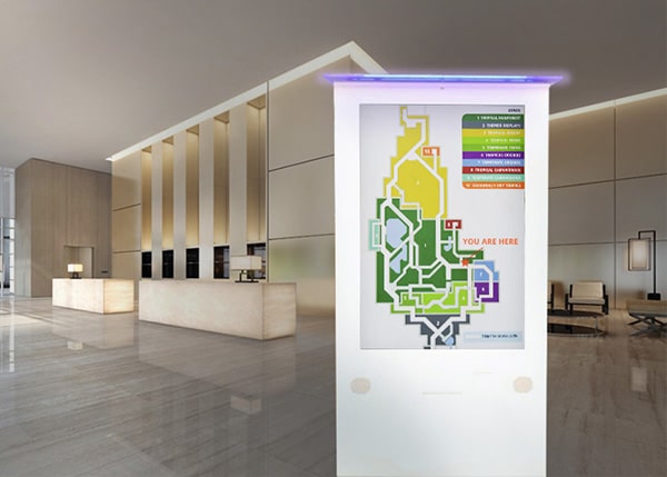 Computer Kiosk for Wayfinding Services Computer Kiosk for Wayfinding Services