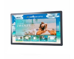 Large Wall-Mounted Interactive Touchscreen Kiosk