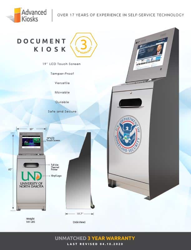 Document Kiosk Brochure 2020 Cover