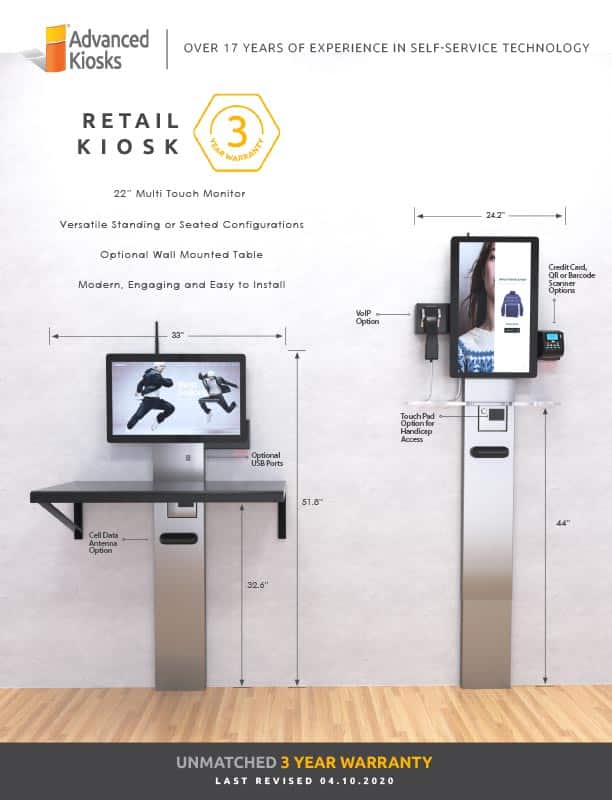 Retail Kiosk Brochure 2020 Cover