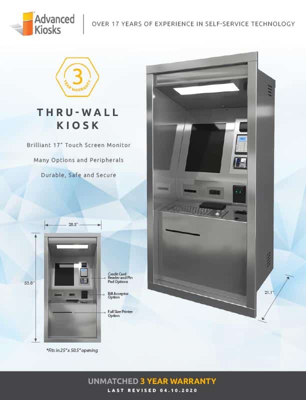 Thru-Wall Kiosk Brochure 2020 Cover