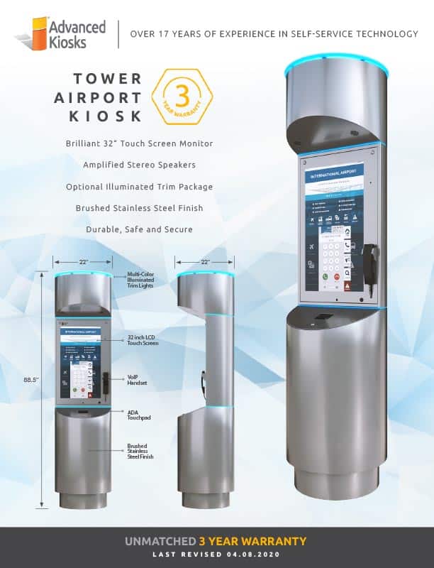 Tower Airport Kiosk Brochure 2020 Cover