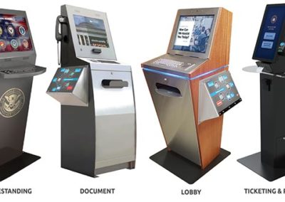 Government Email Kiosk Models with Names