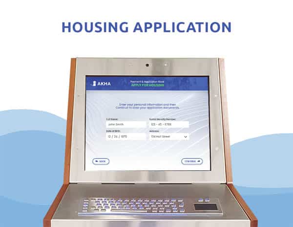 Kiosks for Housing Authority