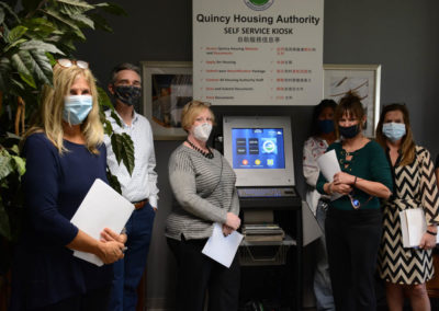 Quincy Housing Authority kiosk training