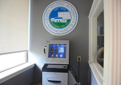 Digital Kiosk at Quincy Housing Authority