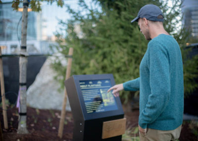 Outdoor Touchscreen Kiosk for Park Visitors