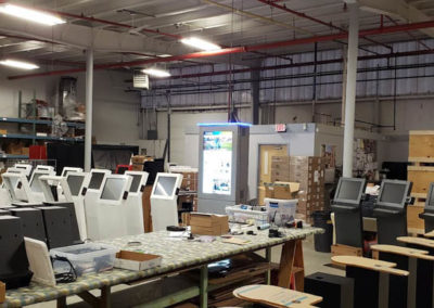Busy Day in the Advanced Kiosks New Hampshire Factory