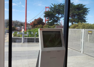 Computer Kiosk at Golden Gate Visitors center
