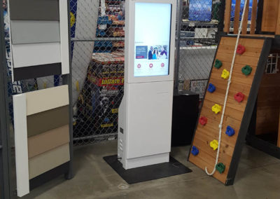 Interactive digital kiosk machine in BJ's H