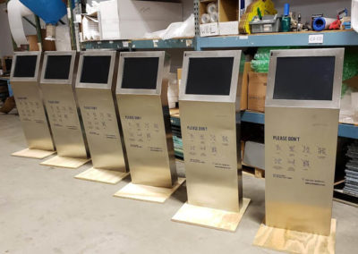 Outdoor Touch Screen Kiosks Ready to be Shipped