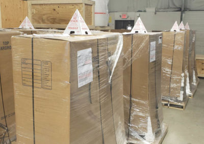 Shipping Self-service kiosks from our Manufacturing Factory