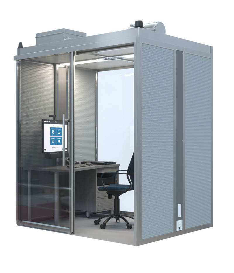 Aegis Office Pod - Secure Self Service Privacy Enclosure