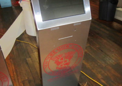 NY Medical College Kiosk being Manufactured