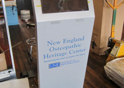 University of New England Kiosk ready to be shipped