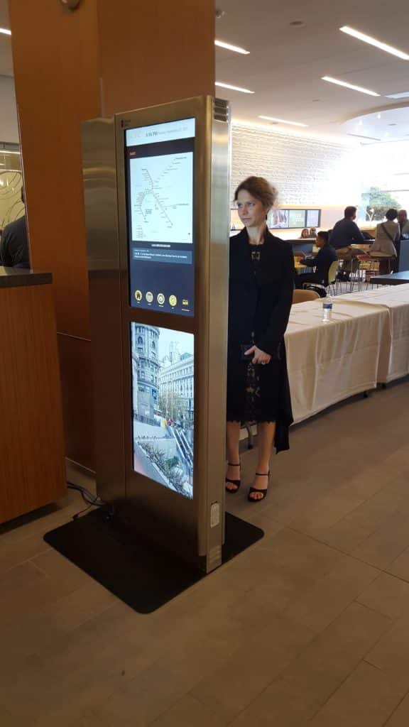 University of Pacific Large Screen Self Service Kiosk