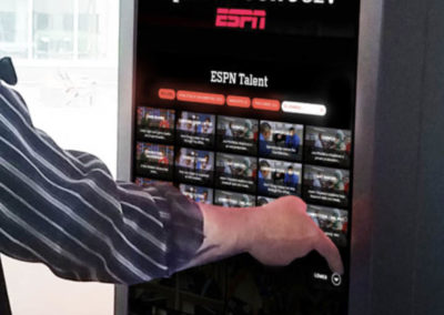 ESPN Custom Kiosk Interface Design