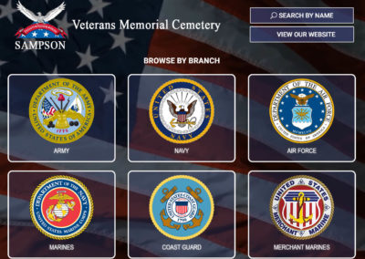 tribute kiosk memorial software for veteran cemeteries