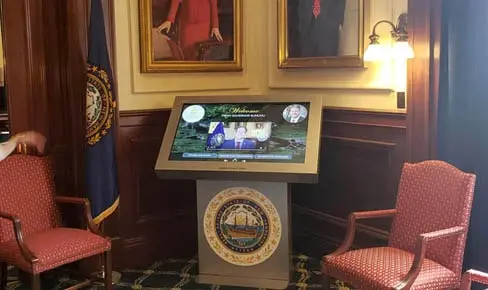 Information Kiosk at NH Governors office
