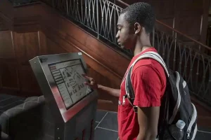 Radford University Touch Screen Wayfinding Kiosk