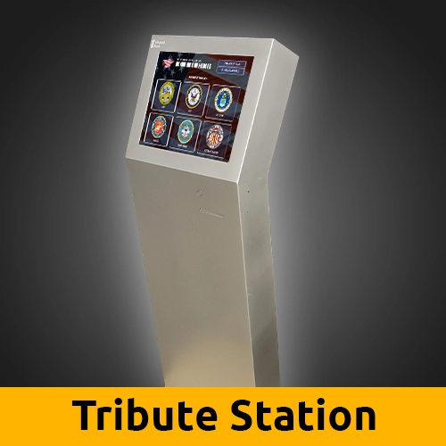 Tribute Station Memorial Kiosk