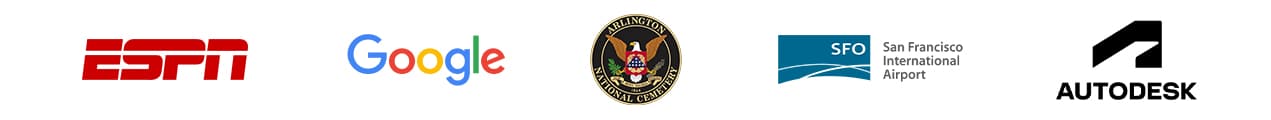 Arlington National Cemetery and Customer Logos