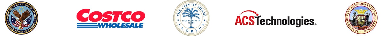 City of Miami and Customer logos