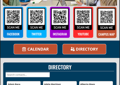 Directory Kiosk for Colleges