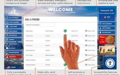 Visitor Management System Software Interface