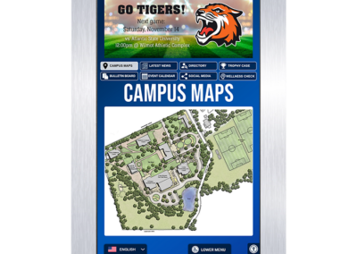 Educational Interactive Directory and Information Kiosk - Campus Maps