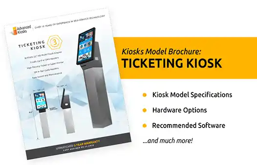 Self Serve Kiosk for Ticketing Brochure Download